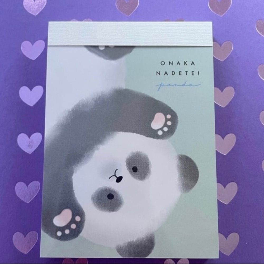 Panda bear mini memo pad